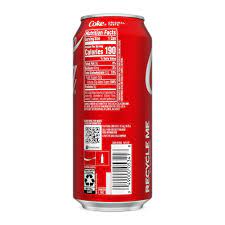 coca cola soda pop 16 fl oz can