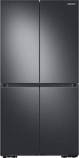 Samsung 29 Cu Ft 4 Door Flex French Door Refrigerator With Wifi Beverage Center And Dual Ice Maker Fingerprint Resistant Black Stainless Steel