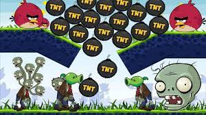 Angry Birds Fry Zombie - BURN ALL THE ZOMBIES BY DROPPING TNT BOMB! -  YouTube