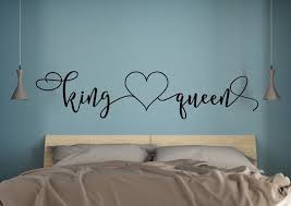 King And Queen Decal Master Bedroom