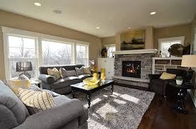 gray and yellow living rooms photos