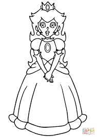 Princess rosalina coloring pages with peach and daisy. Rosalina Peach And Daisy Coloring Pages Coloring Home