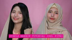 simple korean hijab makeup tutorial