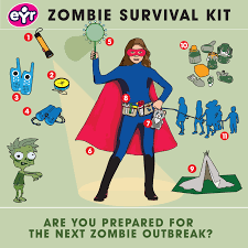 Get a cool box 3. Eyr Zombie Survival Kit For Kids Fun Halloween Ideas