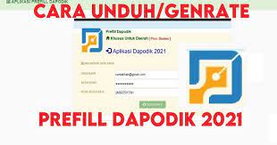 Cara download prefil dapodik 2021. Cara Unduh Generate Prefill Dapodik Versi 2021 Ops Sd