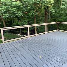 How To Build Wire Mesh Deck Railing