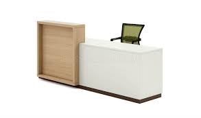 The reception desk is the first thing visitors get to see when entering a hotel, office, salon, etc. Quad 8 Feet Reception Desk In Light Oak Boss S Cabin