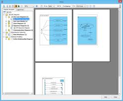 printing diagrams in visual paradigm