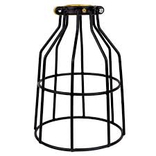 Newhouse Lighting Metal Wire Lamp Guard For Ceiling Fan Light Covers Pendant String Light And Vintage Lamp Shades Cover Industrial Wire Fixture Iron Bird Cage Walmart Com Walmart Com