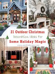 21 outdoor christmas decoration ideas