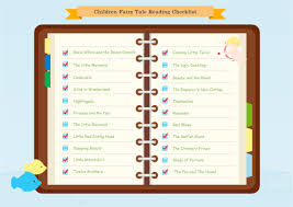 Fairytale Reading Checklist Free Fairytale Reading