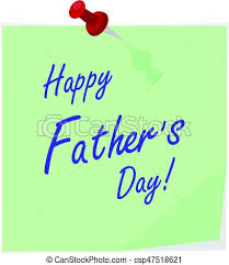 Vector Sticker With Pin And Hand Drawn Lettering Happy Fathers Day