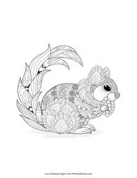 By regions or by organs systems. Zentangle Squirrel Coloring Page Free Printable Pdf From Primarygames