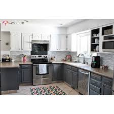 The investment you'll make in your new maple wood cabinets will vary depending on the size of your kitchen. Light Grey And White Color Solid Birch Wood Kd Rta Kitchen Cabinets Buy Grey Kitchen Cabinets Kitchen Cabinet Rta Kitchen Cabinet Product On Alibaba Com