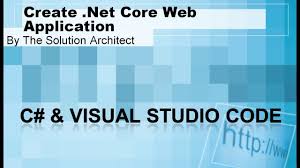 create c net core web application