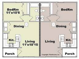 Duplex House Plans Small Apartment