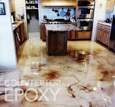 Every floor is a bit different and depending on the environment, coating, and flooring underneath actually, a buddy of mine wants to lay epoxy down on his garage. Refinish Your Kitchen Flooring With High Gloss Durable Epoxy