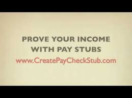Create Fake Check Stubs Pay Stub Templates Sample Pay Stub Create