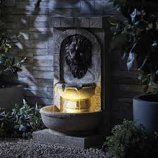 Serenity Lion Head Wall Water Feature