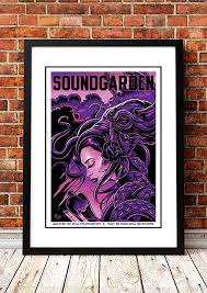 soundgarden sydney melbourne poster