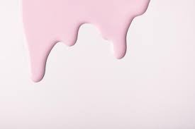Light Pink Liquid Drops Of Paint Color
