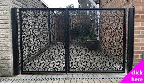 Modern Laser Cut Metal Garden Gates I