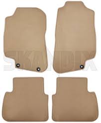 floor accessory mats velours beige