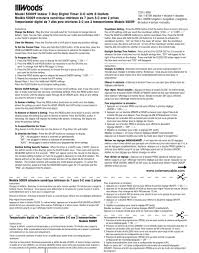woods 50009 instructions pdf