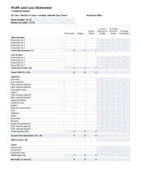 35 Profit And Loss Statement Templates Forms