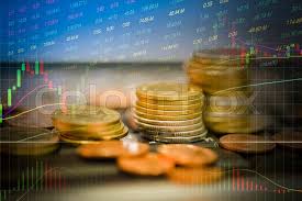Stock Forex Trading Gold Coin Stock Image Colourbox