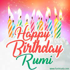 By forgetting the past and by throwing myself into other interests, i forget to worry. Happy Birthday Gif For Rumi With Birthday Cake And Lit Candles Download On Funimada Com