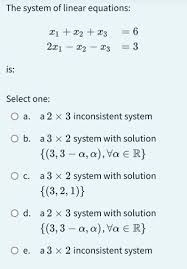 Linear Equations X1 X₂ Bartleby