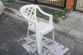 How To Paint Plastic Chairs Top Full