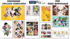 photo collage templates psd free