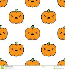Seamless Halloween Pattern with Scared ...