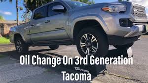 oil change tacoma toyota tacoma sport