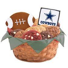 nfl dallas cowboys cookie basket