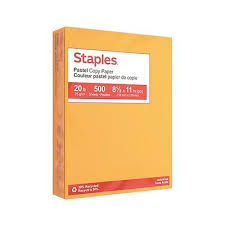 staples pastel 30 recycled color copy