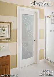 frosted glass door glass design