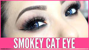 smokey cat eye tutorial using eye