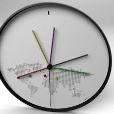 Time Zones Clock World Clock Wall