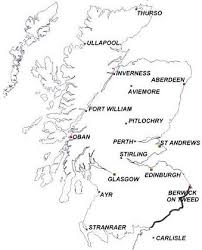 Did You Know Scotland Map And Distance Table