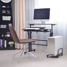 Some of the most reviewed products in standing desks are the motionwise 48 in. Zass Mobile Rolling Stand Up Computer Desk Workstation Height Adjustab Auchoice