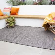 Graphite Grey Patio Rugs Indoor Outdoor