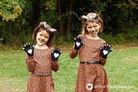 diy cheetah halloween costumes spot