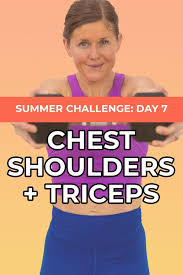 chest shoulders and triceps workout