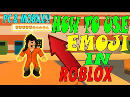 how to chat emoji s on roblox works
