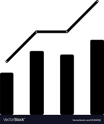 Growth Chart The Black Color Icon