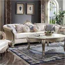 54875 Acme Furniture Oval Sofa Pearl