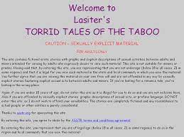 Torrid tales of taboo